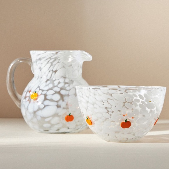 Pumpkin Set Pitcher & Serving Bowl - Picture 5 of 10